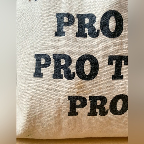 SOLD | Medium Canvas Tote Bag- Pro All the Best 💕 - Picture 4 of 4